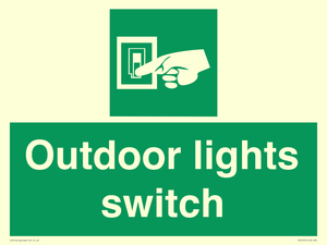 Outdoor lights switch